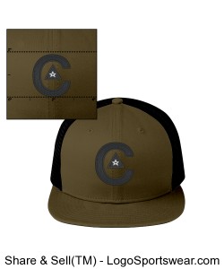 CAPtivate TRUCKER FIT_ WHO DAT! EDITION Design Zoom